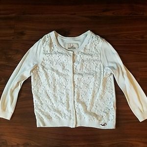Hollister lace cardigan